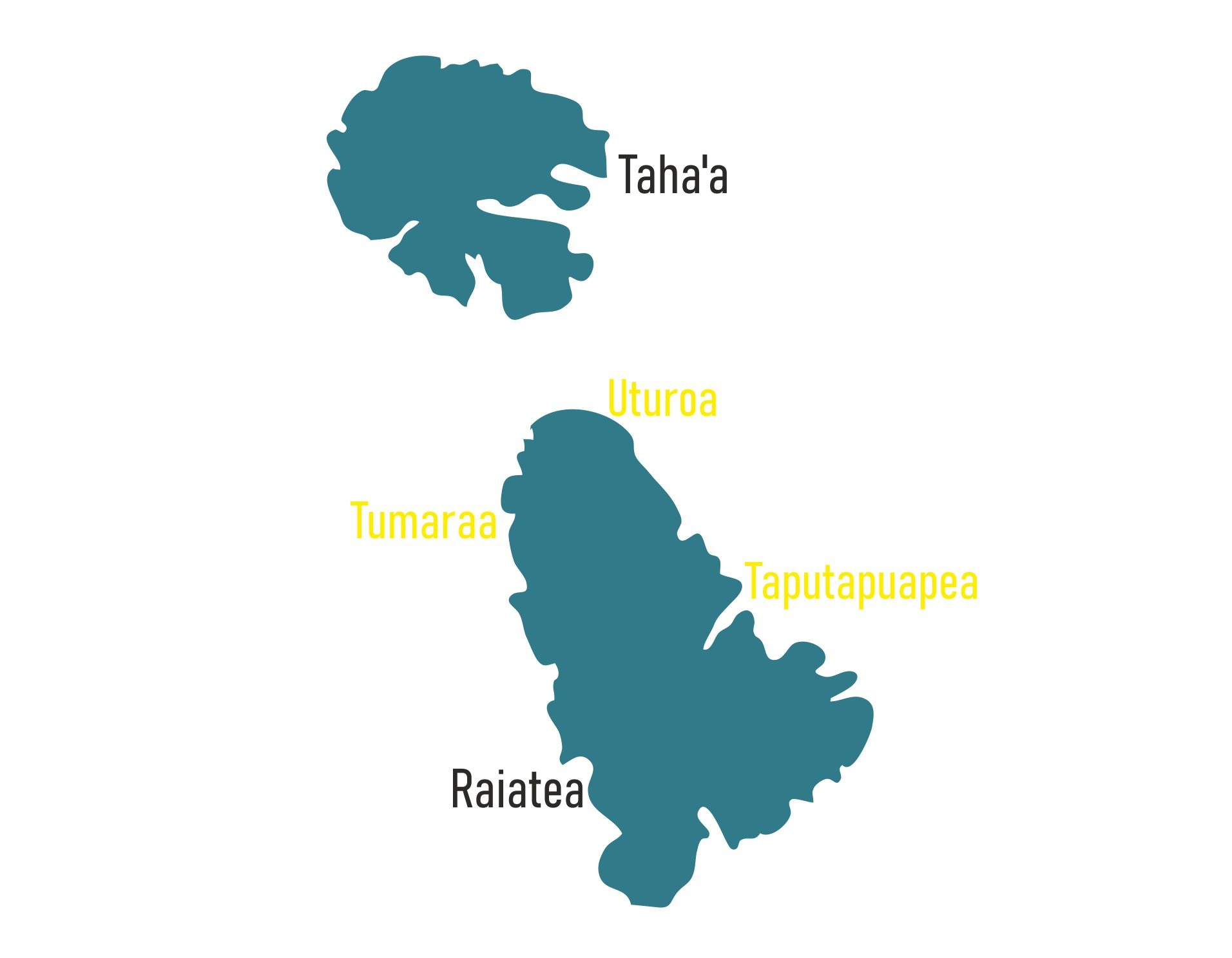 Karte Raiatea